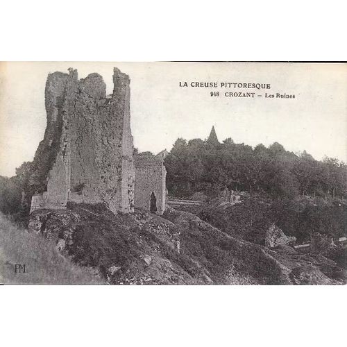 Carte Postale Château De Crozant (23) - Les Ruines" (Non Circulée)