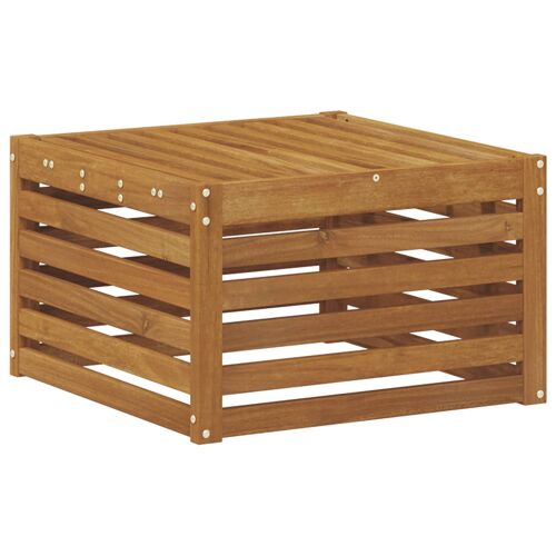 tabouret Bois d'Acacia Massif Naturel 59 x 59 x 37 cm