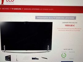 TV Samsung UE55F8000SL