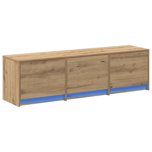 vidaXL Meuble TV Chêne artisanal 140 x 34 x 40 cm Bois d'ingénierie