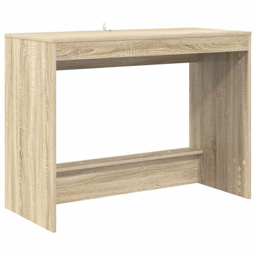 vidaXL Bureau de lit Chêne Sonoma 100 x 45 x 75 cm Bois d'ingénierie