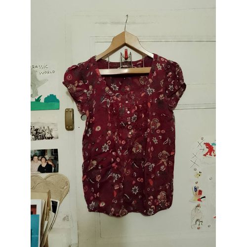 Top Rose Motifs Gris 36 S Grain De Malice.