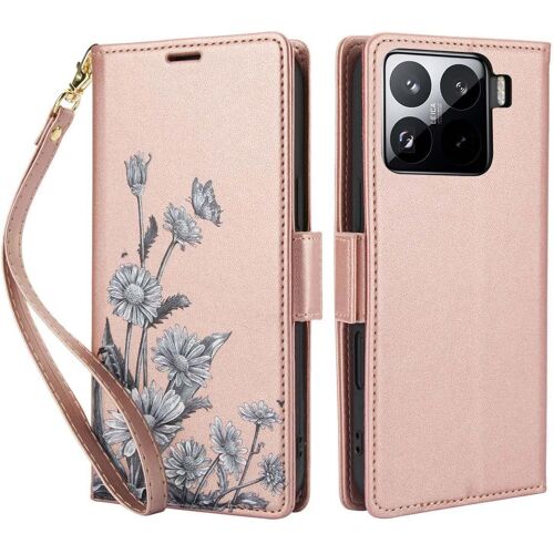 KALANKA-Coque pour Xiaomi 15T Pro - Housse en Cuir Synthétique Premium avec Silicone Intérieur, Rabat Magnétique, Étui Portefeuille avec Carte Slots, Antichoc