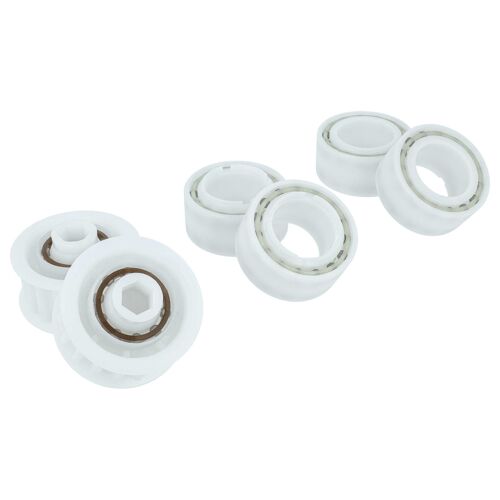 vhbw 4x roues de guidage, 2x poulies compatible avec Maytronics Dolphin POOL UP, M200, Pool IN, Hydro 40, F40, M400, M500, M250 aspirateur de bassin