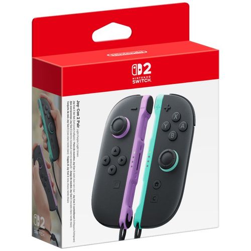 Paire de manettes Joy-Con violet clair/vert clair pour NINTENDO Switch 2