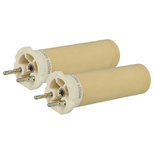 vhbw 2x Élément chauffant remplacement pour Leister 150.871 pour pistolet soudeur à air chaud - 1050 W, céramique, 2,6 x 9,1 cm