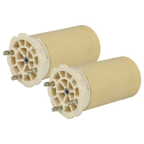 vhbw 2x Élément chauffant compatible avec Leister FUSION 3 pistolet soudeur à air chaud - 2200 W, céramique, 4,45 x 8,6 cm