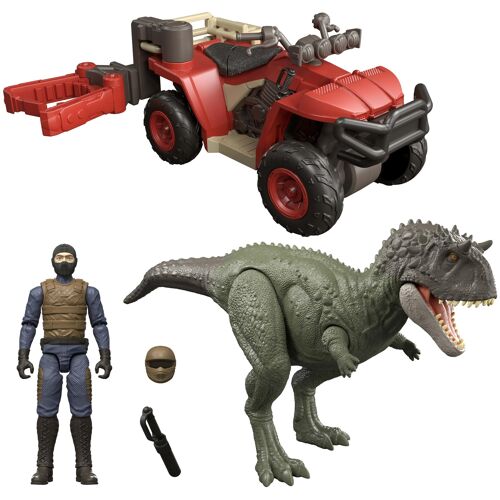 Jurassic World -Véhicule tout-terrain pince de capture-figurines