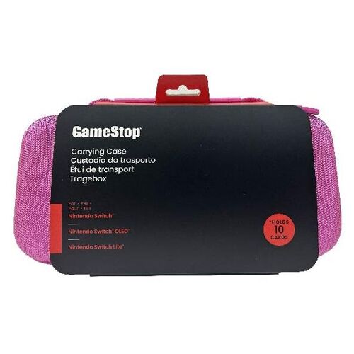 GameStop 140641 Housse de protection pour console de jeux portable Boîtier robuste Nintendo Rose