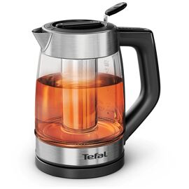 Tefal BJ760D bouilloire 1,7 L 2200 W Noir et Acier inoxydable
