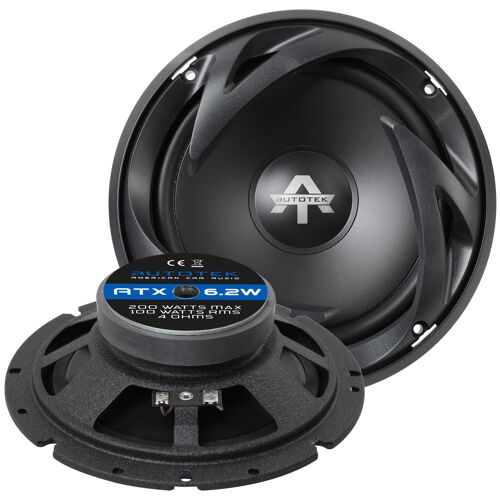 Autotek Atx6.2w Enceinte De Voiture Rond 200 W 2 Pièces