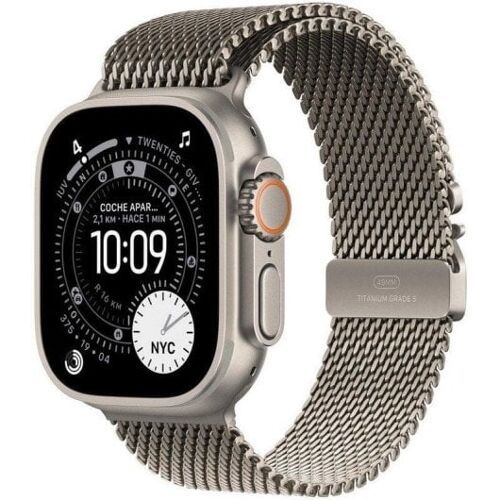 Apple Watch Ultra 3 GPS+Cellular 49mm Titanio Natural Pulsera Milanese Loop Titanio Natural Grande