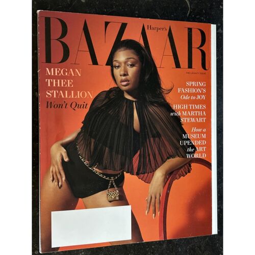 Harper's Bazaar March 2021 Megan Thee Stallion - Martha Stewart - Springs Fashion's Ode To Joy