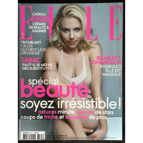 Elle 3175 6 Novembre 2006 Cover Scarlett Johansson Magique Par Woody Allen Michel Sardou Arielle Dombasle