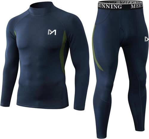 Ulteronixshop-Sous-Vêtements Thermiques Homme À Manches Longues Ensemble Haut Et Bas Pour Hiver, Respirant Et Anti-Humidité - Pour Sports D'extérieur, Chasse, Ski