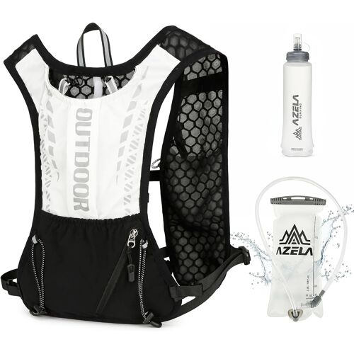 Acdsgd-Sac Hydratation Running,Gilet Running Homme,Gilet Hydratation Running Homme,Gilet Course A Pied Femme,Avec 1.5l Poche Hydratation,500ml Gourde Souple,Pour Cyclisme,Marathon