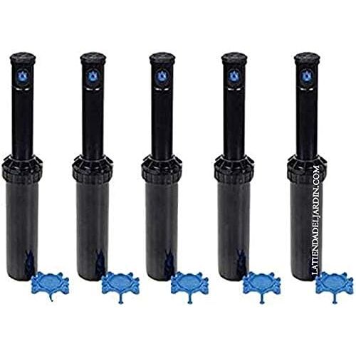 Ulteronixshop-Lot de 5 ARROSEUR R. Bird 3504-PC. Portée de 4,60 à 10,70 mètres. Filetage Femelle 1/2"", Nero