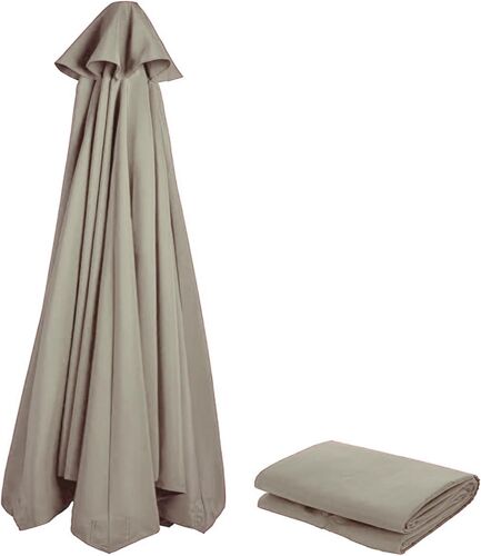 Ulteronixshop-Housse De Rechange Pour Parasol 3 M, 270 Cm, 2 M, 230 Cm, 250 Cm, 8 Baleines, 6 Baleines, Anthracite, Beige, Kaki, Taupe, Protection Uv 80, Coupe-Vent, Stable, Plage, Terrasse, Jardin,