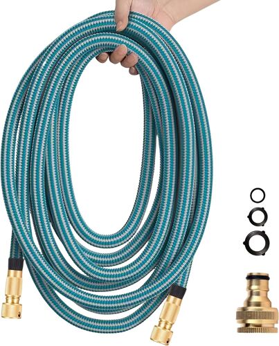 Ulteronixshop-Tuyau d'arrosage flexible, extensible, résistant à l'usure et réglable, tuyau d'arrosage rétractable, ne s'entortille pas, pour le lavage des animaux domestiques et de la voiture, le ne