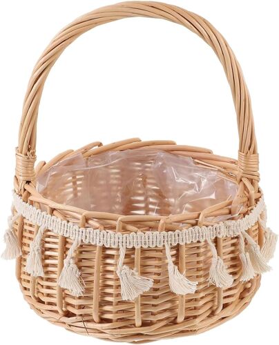 Ulteronixshop-Paniers En Osier De Pâques, Panier Avec Anse, Paniers En Rotin Avec Anses, Panier De Mariage En Paille, Panier Osier Champignon Pour Le Shopping, La Maison, Panier Portable
