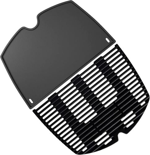Ulteronixshop-Lot de 2 grilles de cuisson 7646 et plaque de cuisson 6506 - Accessoires pour barbecue à gaz Weber Q300 Q320 Q3000 Q3100 Q3200 Series - Accessoires pour barbecue à gaz Weber 7584 6560