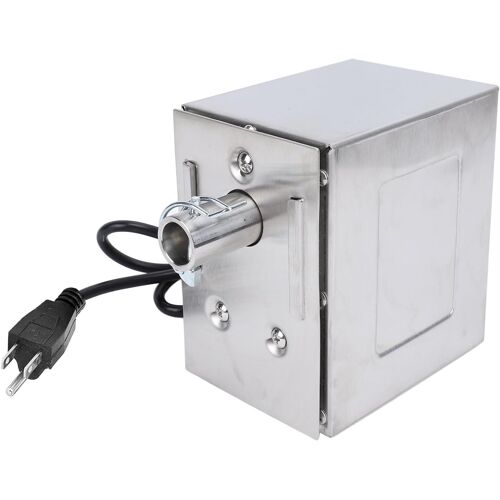 Ulteronixshop-Moteur de Rôtissoire de Gril, Moteur de Broche de Rôtissoire électrique en Acier Inoxydable de 45 W, Moteur de Rôtissoire de Barbecue pour Rôtissoire de Poulet de Chèvre de