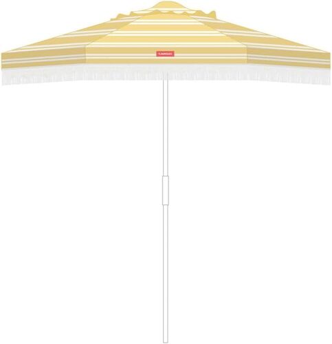 Ulteronixshop-Grand Parasol, Plage, Piscine, Jardin Extérieur, Hauteur Et Orientation Réglables, Protection Upf 50+, Polyester, Sac De Transport, 270 X 235 Cm