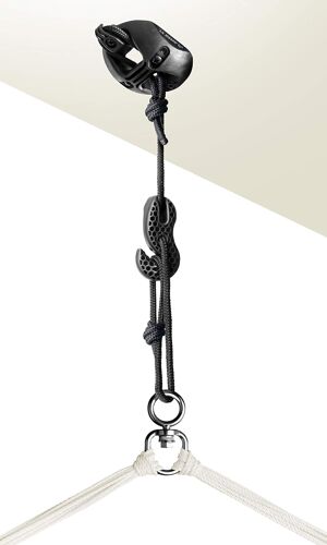 Ulteronixshop-La Siesta - CasaMount Black - Fixation multi-surface pour chaise-hamacs et nid-hamacs