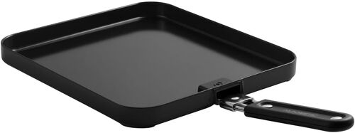 Ulteronixshop-Plaque de Gril Plate Universelle - Aluminium - Comprend Un Sac de Transport Pratique - Noir - Barbecue
