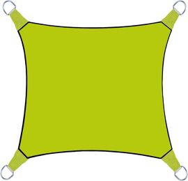 Ulteronixshop-06554 Voile D'ombrage Carrée Vert 3,6 X 3,6 M