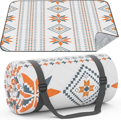 Ulteronixshop-Couverture Pique Nique Imperméable 200x200 cm¿Tapis Pique Nique Lavable en Machine Nappe Pique Nique sans Sable Convient pour Familie Pique-Nique Camping Plage Le Jardin