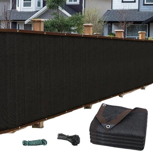 Ulteronixshop-Filet de confidentialité pour jardin - 2 x 5 m - 90 % polyéthylène haute densité - Résistant aux UV et aux déchirures - Clôture d'intimité durable avec câble et ficelle pour jardin et t