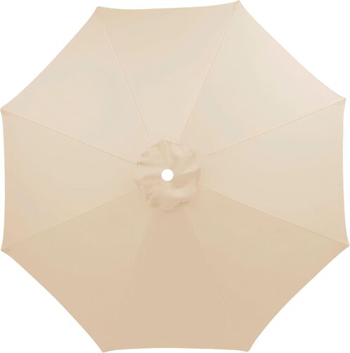 Ulteronixshop-Housse de rechange pour parasol (2,7 m/3 m, 6/8 baleines), disponible en différentes tailles et couleurs, protection UV30+, tissu polyester de qualité supérieure, lavable