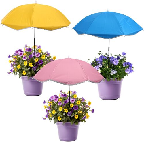 Ulteronixshop-3pcs Parapluies Pour Plantes D'extérieur, 62 Cm Parapluie De Jardin Plantes Pour Terrasse Fleurs Fruits Et Légumes (3 Couleurs)
