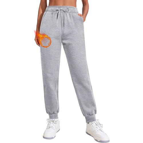 Ulteronixshop-Pantalon De Jogging Pour Femme, Pantalon De Sport Long En Coton, Pant D'entraînement Ample, Pant Thermique D'hiver, Pants De Loisirs, Pants De Survêtement De Fitness Respirant Avec Poch