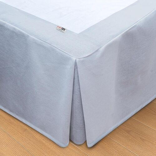 Ulteronixshop-Jupe De Lit Cache Sommier 160 X 200 ¿ Longue Descente Jusqu¿Au Sol ¿ Rénove Et Protège Sommier ¿ Couleur Gris ¿ 6 Tailles Disponibles
