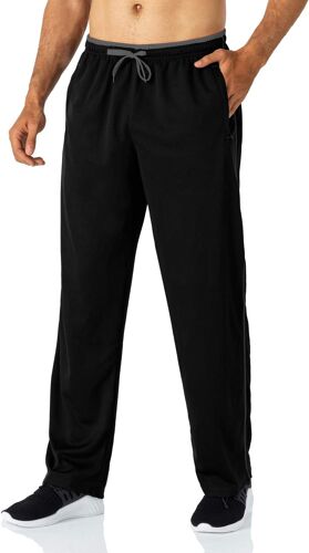 Ulteronixshop-Pantalon De Jogging Pour Homme Pantalon De Course Léger Avec Poches Zippées Pantalon De Sport Taille Élastique Pantalon De Survêtement À Fond Ouvert