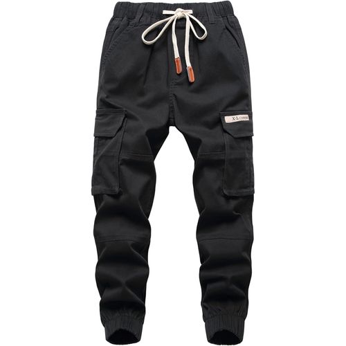 Ulteronixshop-Pantalon Cargo Garçon - Jogging Slim Enfant - Pantalon Taille Élastiquée