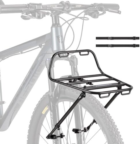 Subzonal-Porte-Bagages Avant De Vélo, Porte-Bagages Avant Avec Barreaux, Support À Pizza En Aluminium À Monter Sur Le Devant, Pour Vtt, Vélos Gravels Et Vélos De Tourisme