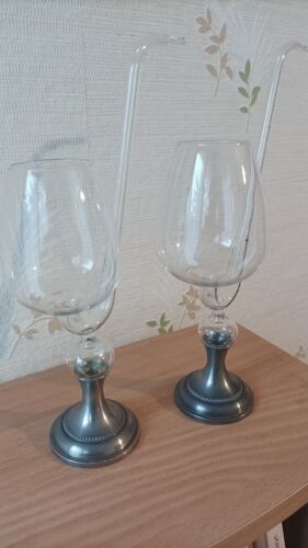 Lot De 2 Verres/Pipe À Cognac