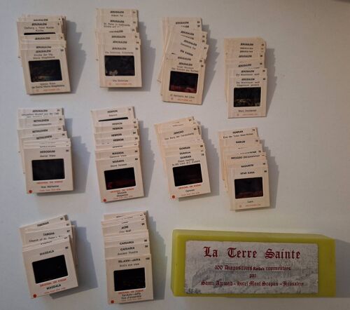 Boîte De 100 Diapositives : La Terre Sainte
