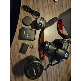Pack Canon 60D + 3 Objectifs (18-55mm, 50mm, 70-300mm)