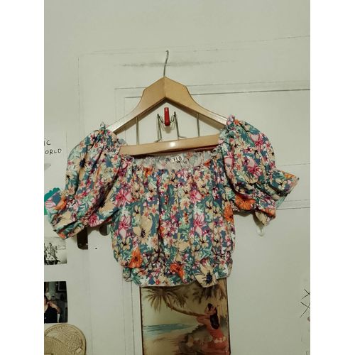 Top Court Fleuri Multicolore 30 Xxxs C Flo.