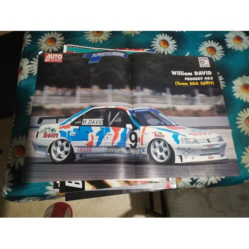 Poster William David Peugeot 405 Supertourisme
