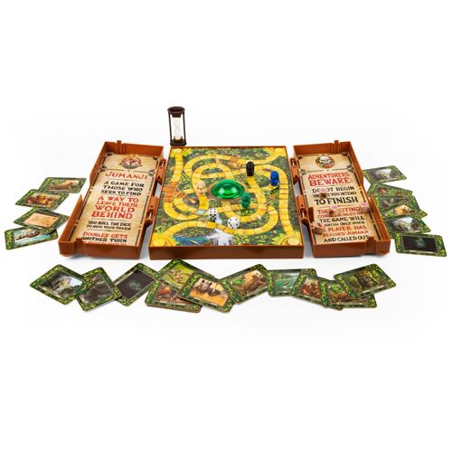 Games Jeu Jumanji Deluxe, version électronique immersive du jeu de plateau d'aventure classique, nouvelle version avec effets sonores et lumineux