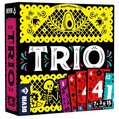 Devir Trio 15 Min Jeu De Cartes Déduction