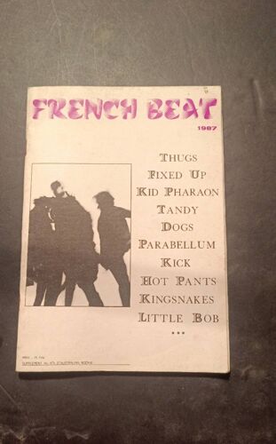 Fanzine Rock - French Beat - 1987 - Gilles Moreau - Bordeaux - Livret En Français Offert Avec Australian Rock - Tugs - Parabellum - Dogs .....