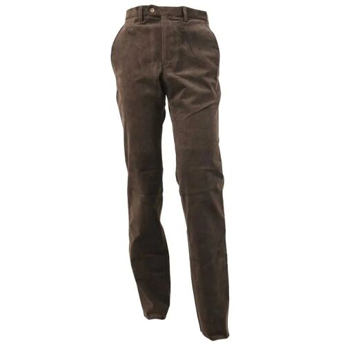 Pantalon Marron Calvados Côtelé Extensible T38 À 60