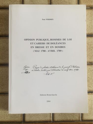 Opinion Publique Paul Perdrix