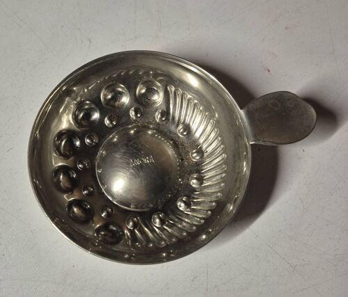 Tastevin Vintage Amora Coupe De Dégustation Vin 8cm Métal Sommelier